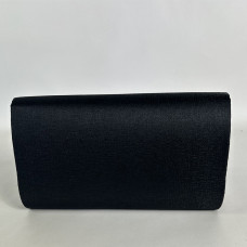 Shiny Black Zipper Wedding Pouch