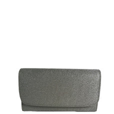 Farfouillette Wedding Pouch with Shiny and Rigid Clasp Silver