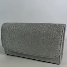 Farfouillette Wedding Pouch with Shiny and Rigid Clasp Silver