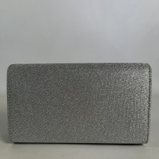 Farfouillette Wedding Pouch with Shiny and Rigid Clasp Silver