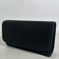 Farfouillette Wedding Pouch With Snap-Flap Shiny And Rigid Black
