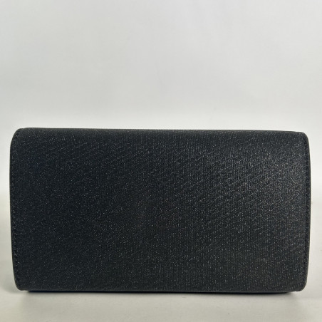 Farfouillette Wedding Pouch With Snap-Flap Shiny And Rigid Black