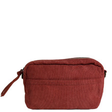 Farfouillette Crossbody Côtelé Et Pochette Orange