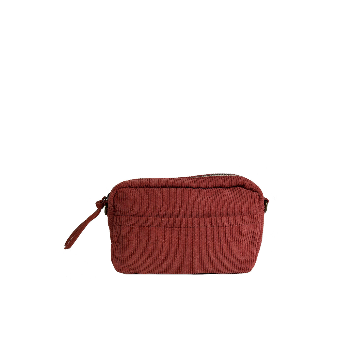 Farfouillette Crossbody Côtelé Et Pochette Orange