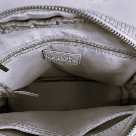 Farfouillette Crossbody Côtelé Et Pochette Tilleul