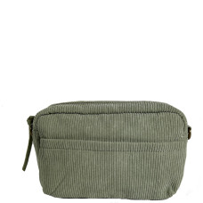 Farfouillette Crossbody Côtelé Et Pochette Tilleul