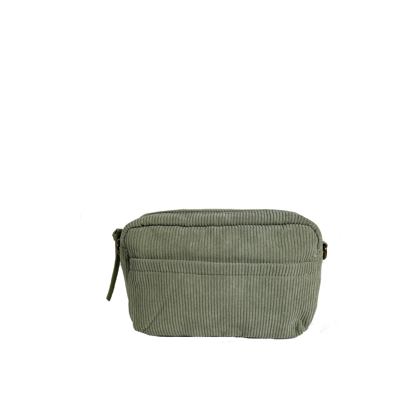 Farfouillette Crossbody Côtelé Et Pochette Tilleul