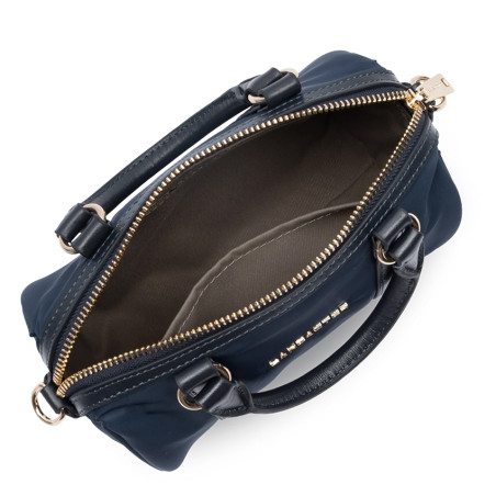 Lancaster Basic Ana Small Hobo Bag 510-101 Navy Blue