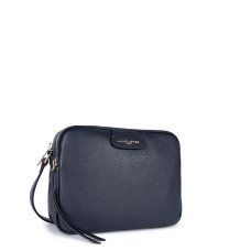Lancaster Dune Pouch Bag M Double 529-71 Navy Blue
