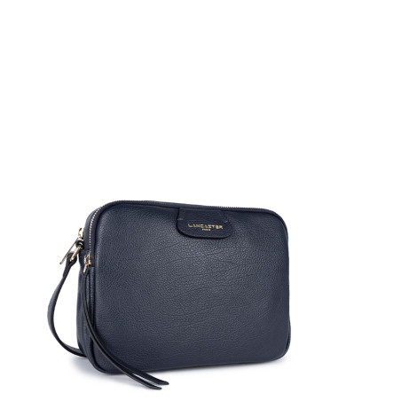 Lancaster Dune Sac Pochette M Double 529-71 Bleu Fonce cote