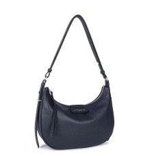 Lancaster Dune Hobo Bag 529-77 Navy Blue