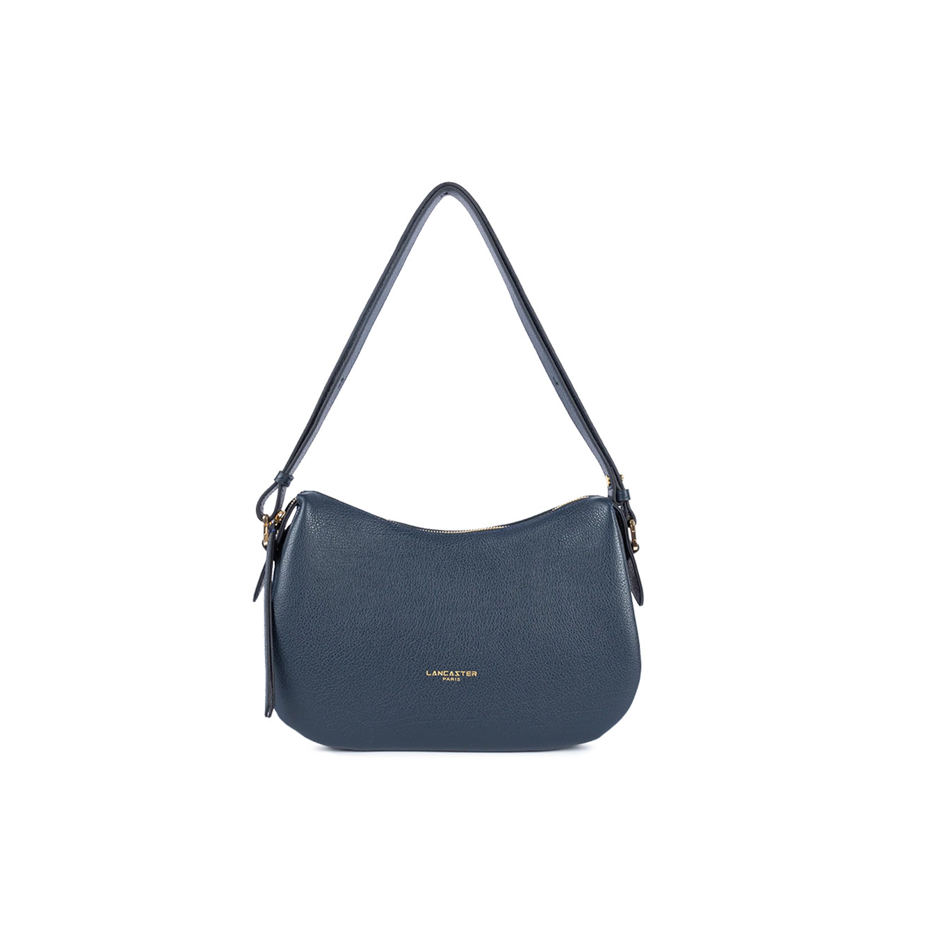 Lancaster Dune Satchel in Grained Leather 529-95 Dark Blue
