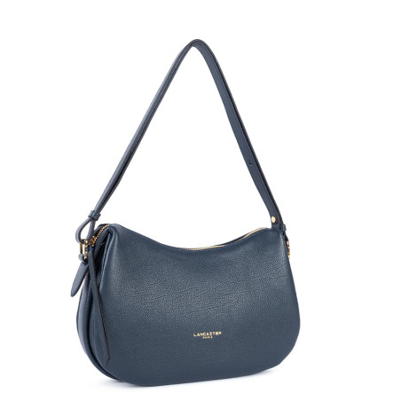 Lancaster Dune Satchel in Grained Leather 529-95 Dark Blue
