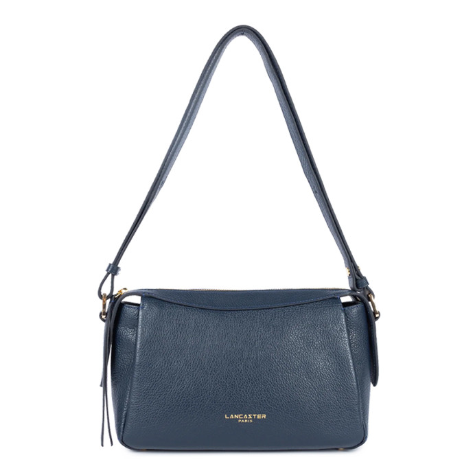 Lancaster Dune Tote Bag in Grained Leather 529-96 Dark Blue