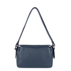 Lancaster Dune Tote Bag in Grained Leather 529-96 Dark Blue