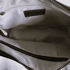 Farfouillette Large Banana Bag Faux Cuir Grainé Rose