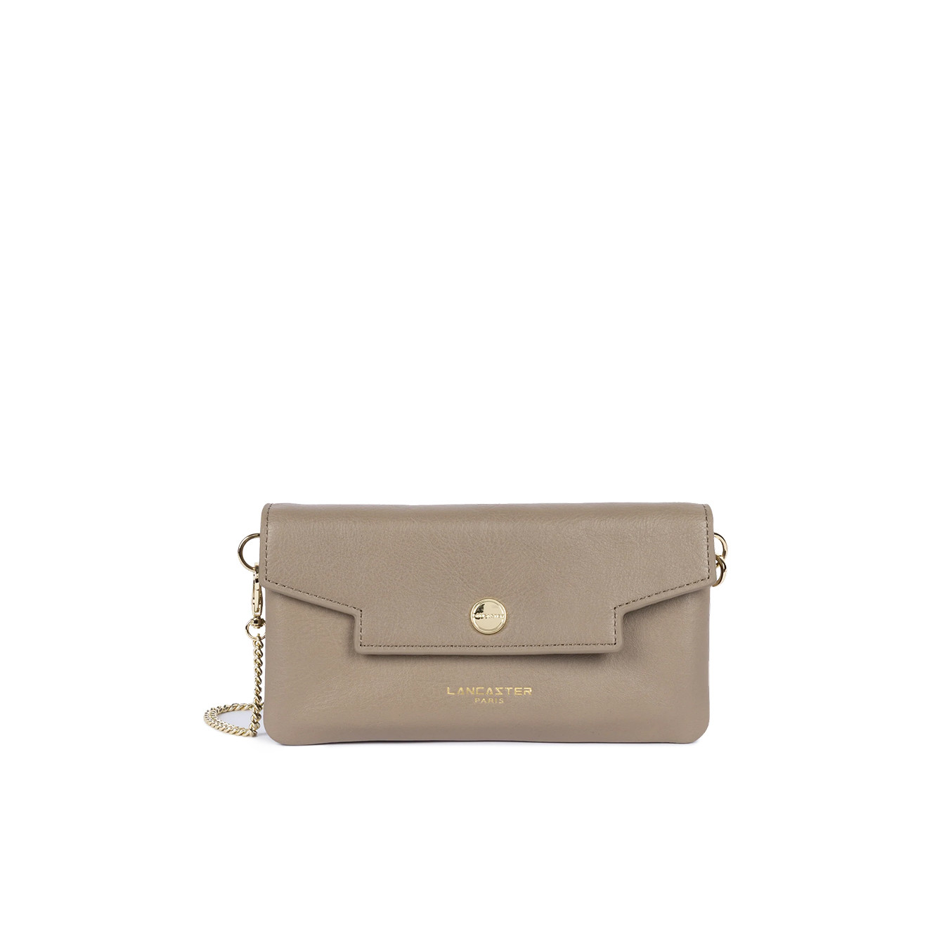 Lancaster Mademoiselle Grace Leather Pouch 172-32 Dark Sand