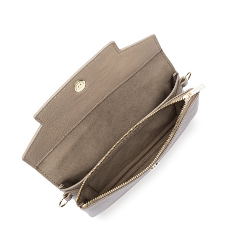 Lancaster Mademoiselle Grace Leather Pouch 172-32 Dark Sand