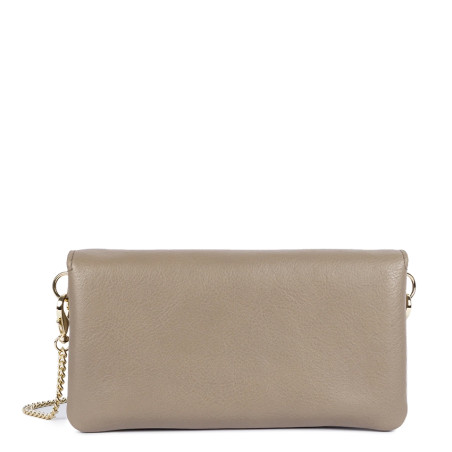 Lancaster Mademoiselle Grace Pochette Cuir 172-32 Sable fonce dos