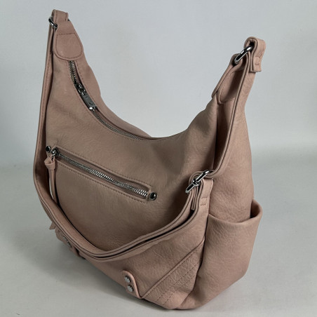 Farfouillette Metal Detail Backpack Rose