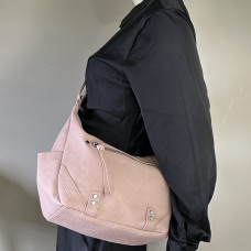 Farfouillette Metal Detail Backpack Rose