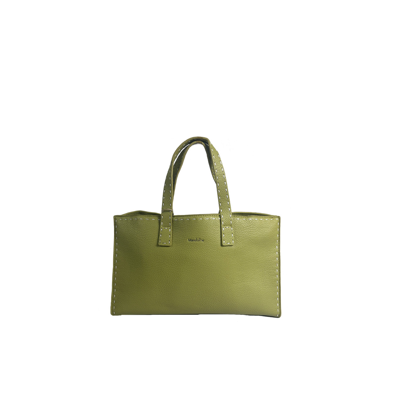 Farfouillette Handbag with Almond Stitching