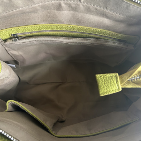 Farfouillette Handbag with Almond Stitching