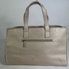 Farfouillette Handbag with Gold Stitching
