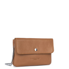 Lancaster Soft PM Small Double Pouch 176-003 Camel