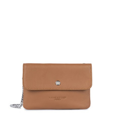 Lancaster Soft PM Small Double Pouch 176-003 Camel