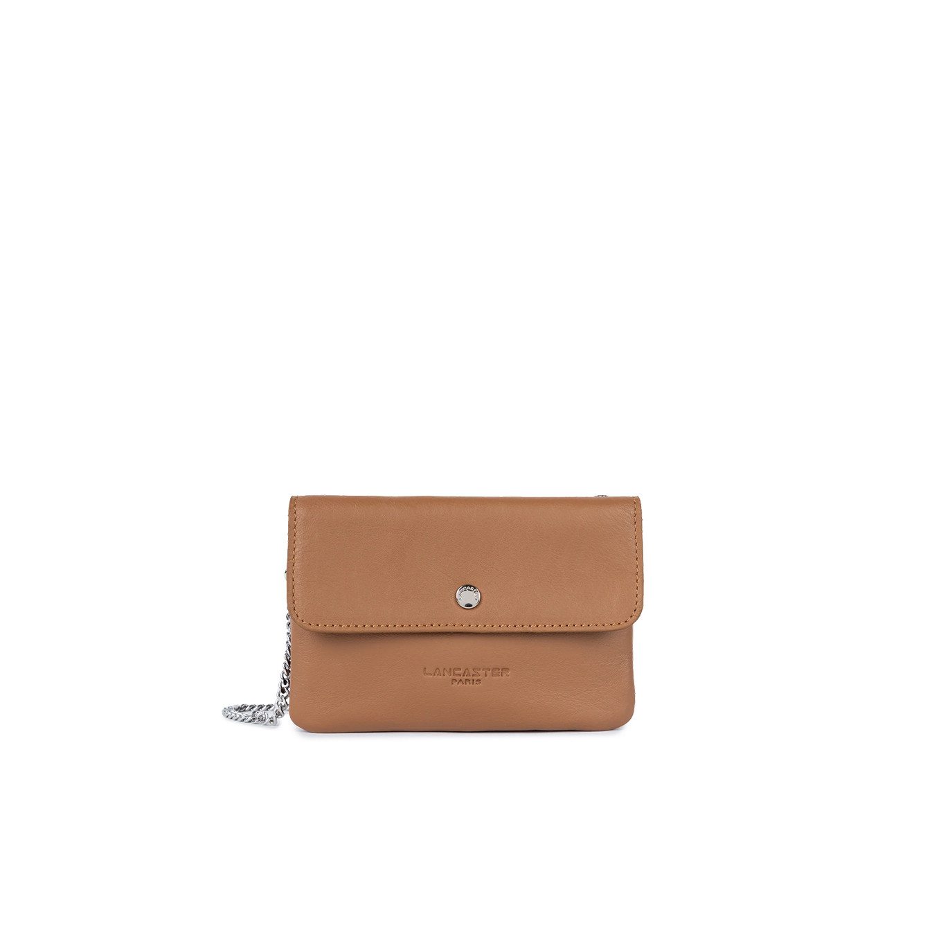 Lancaster Soft PM Small Double Pouch 176-003 Camel