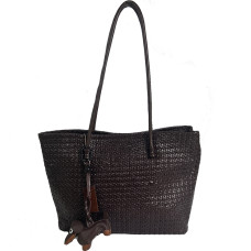 Farfouillette Woven Shopping Bag with Removable Chocolate Bar and D...