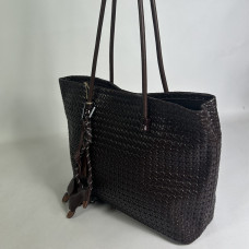 Farfouillette Woven Shopping Bag with Removable Chocolate Bar and D...