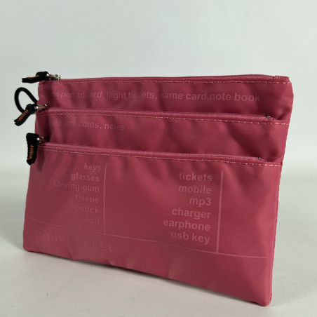 Farfouillette Small Bag Organizer Fuschia