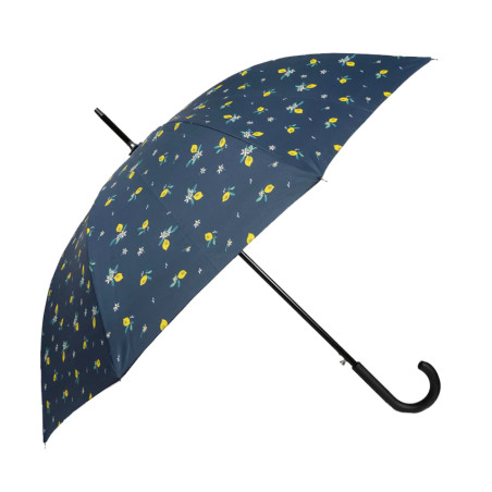 Isotoner Automatic Umbrella Yellow Lemon