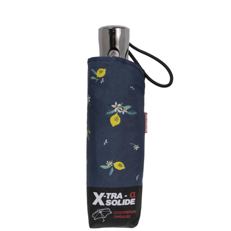 Isotoner Automatic X-TRA SOLIDE ALPHA Umbrella Yellow Lemon