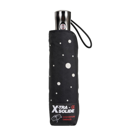 Isotoner Automatic X-TRA SOLIDE ALPHA Polka Dot Umbrella