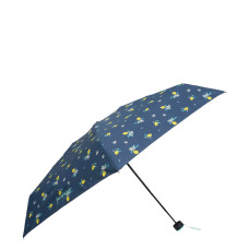 Isotoner Compact Mini Slim Manual Lemon Yellow Umbrella