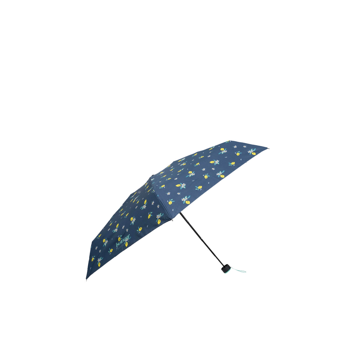Isotoner Compact Mini Slim Manual Lemon Yellow Umbrella