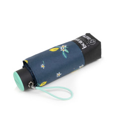 Isotoner Compact Mini Slim Manual Lemon Yellow Umbrella