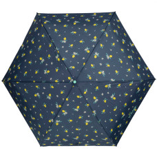 Isotoner Mini Automatic Folding Umbrella Yellow Lemon
