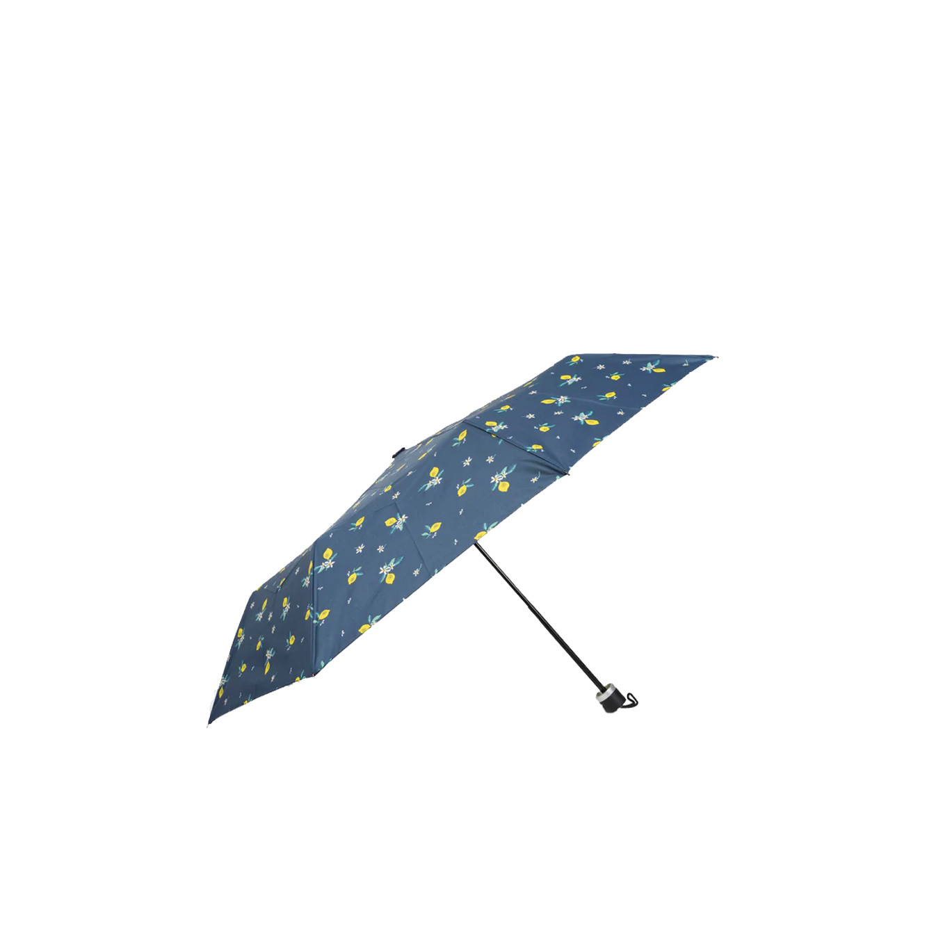 Isotoner Folding Manual Umbrella for Women - Lemon Yellow