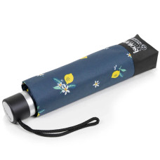 Isotoner Folding Manual Umbrella for Women - Lemon Yellow
