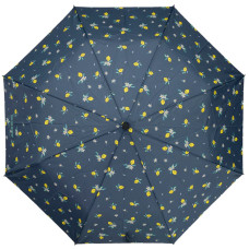 Isotoner Parapluie Femme Pliant Manuel Citron Jaune ouvert
