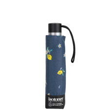 Isotoner Parapluie Femme Pliant Manuel Citron Jaune face