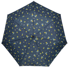 Isotoner Parapluie Pliant Automatique Citron Jaune ouvert