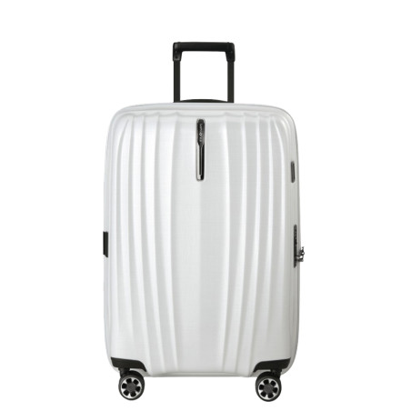 Samsonite Nexis 70cm Expandable Suitcase with 4 Wheels in Cotton White