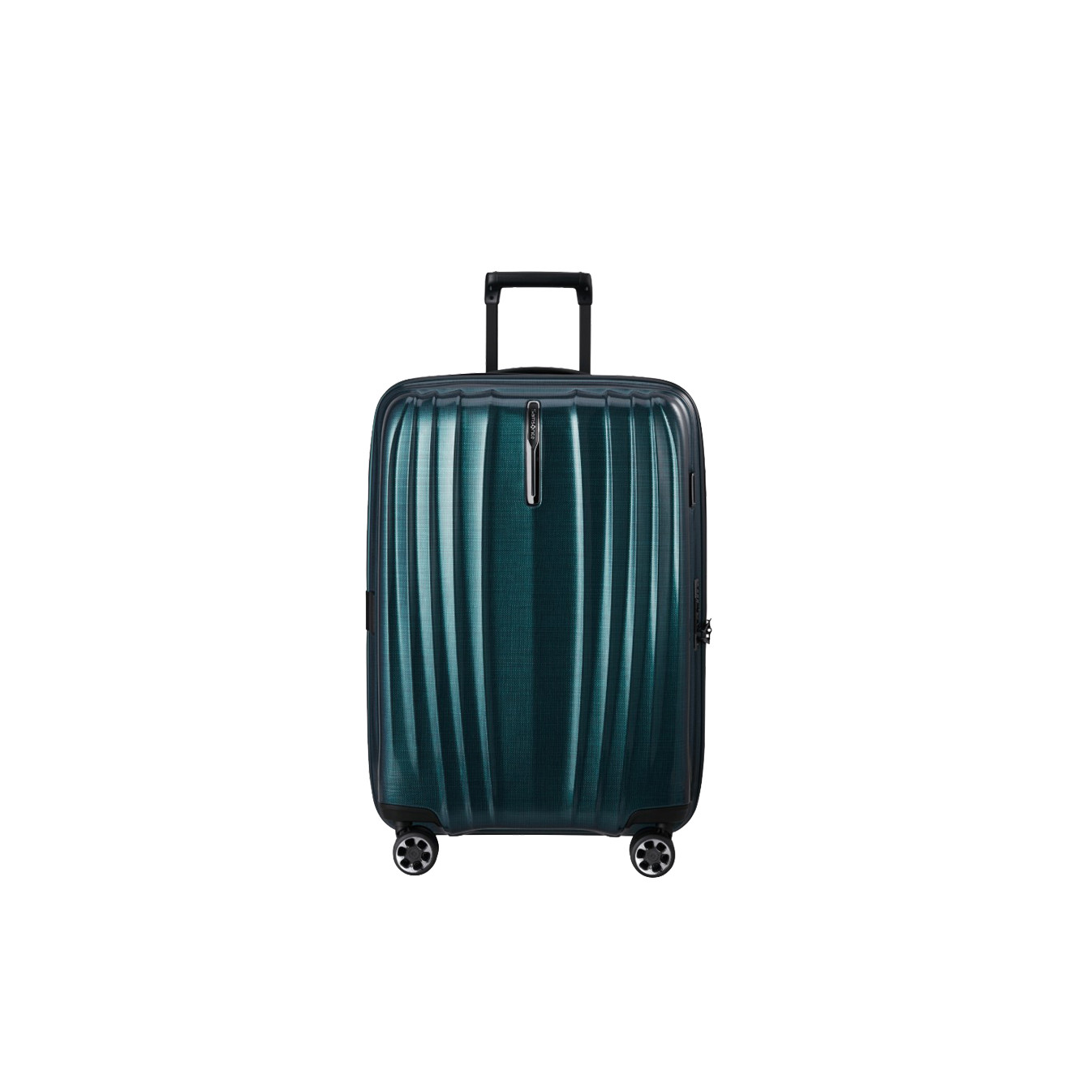 Samsonite Nexis 70cm Expandable Suitcase with 4 Wheels in Deep Petrol
