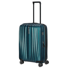 Samsonite Nexis 70cm Expandable Suitcase with 4 Wheels in Deep Petrol