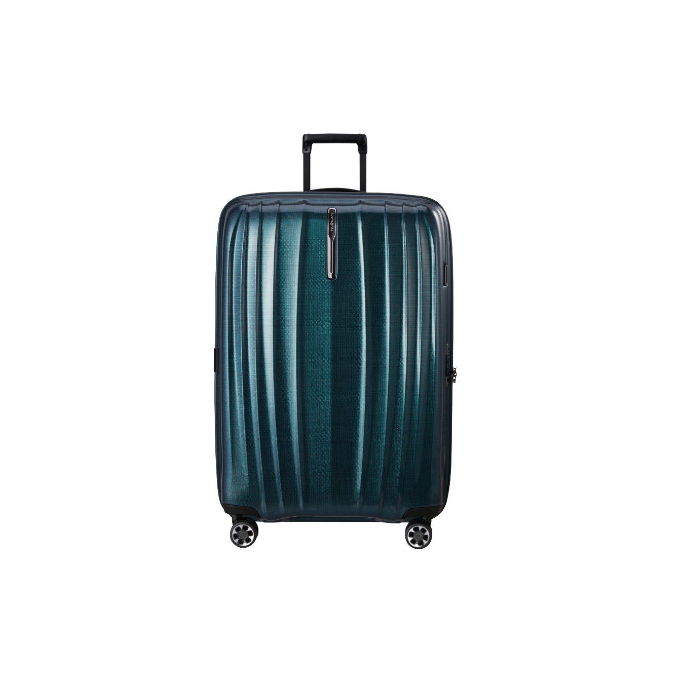 Samsonite Nexis 82cm Expandable Suitcase with 4 Wheels in Deep Petrol
